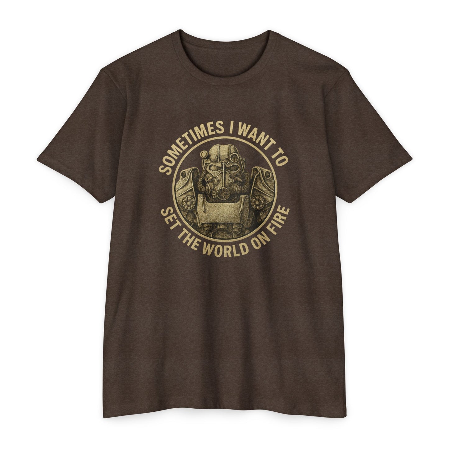 Fallout - Manchmal möchte ich die Welt in Brand setzen - CVC T-Shirt