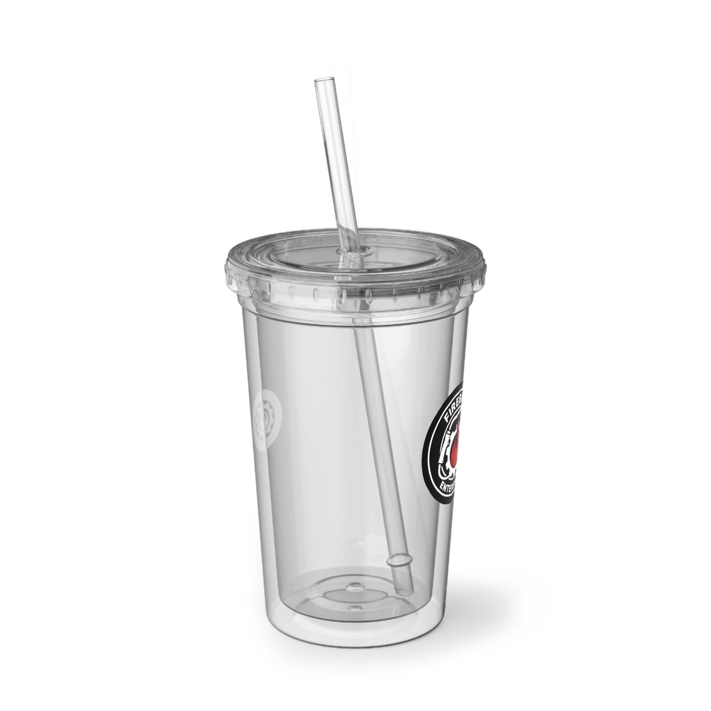 Fireball Enterprise - 16oz Insulated Acrylic Tumbler, with Lid and Straw