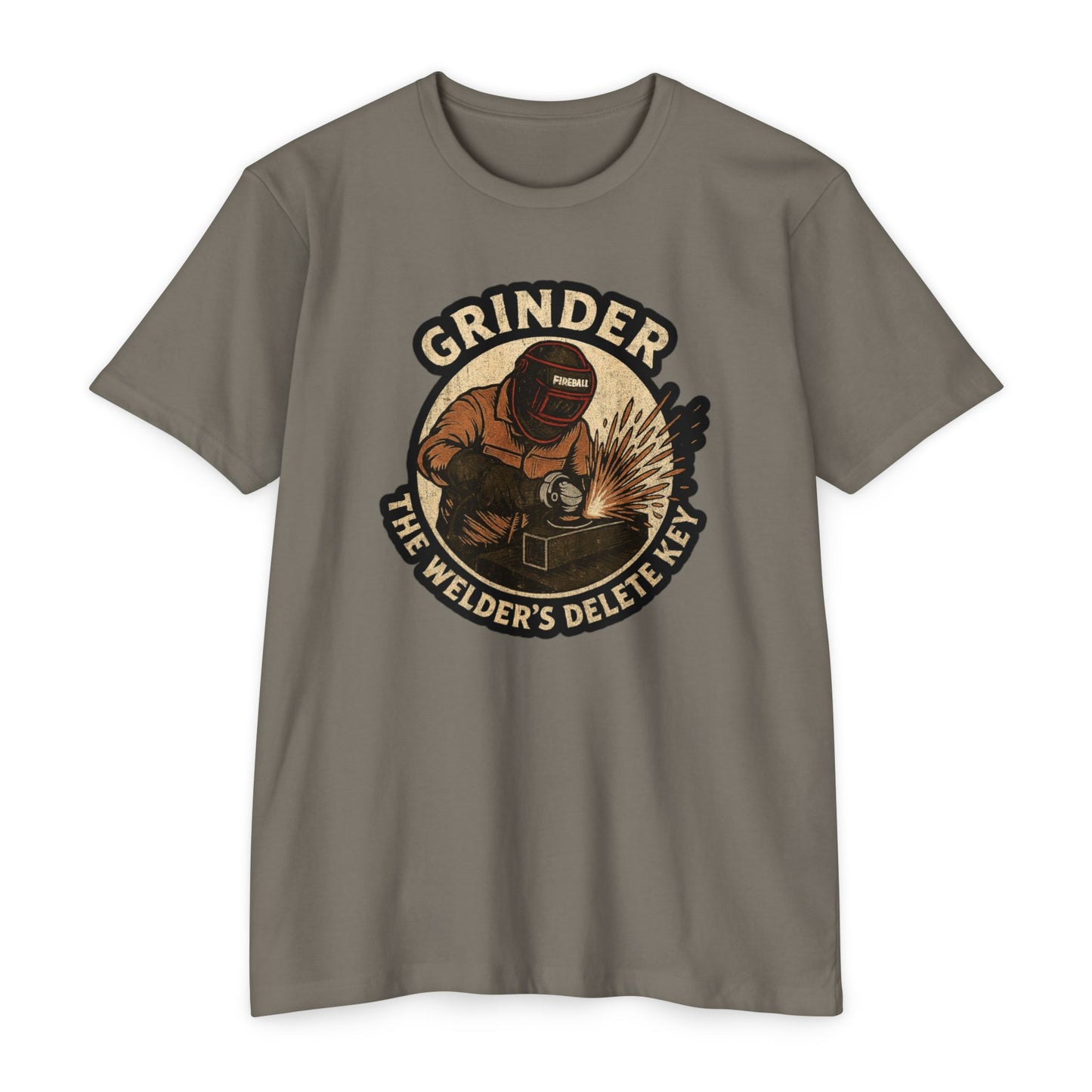 Grinder - Die Schweißer Löschen Taste - CVC T-shirt
