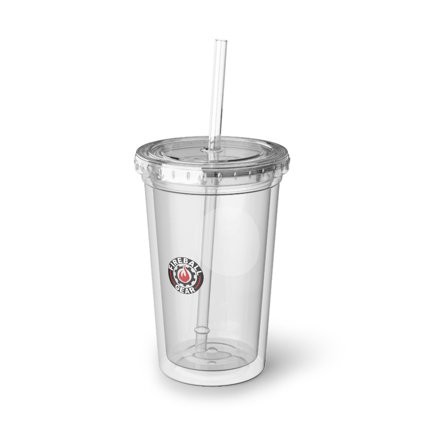 Fireball Enterprise - 16oz Insulated Acrylic Tumbler, with Lid and Straw