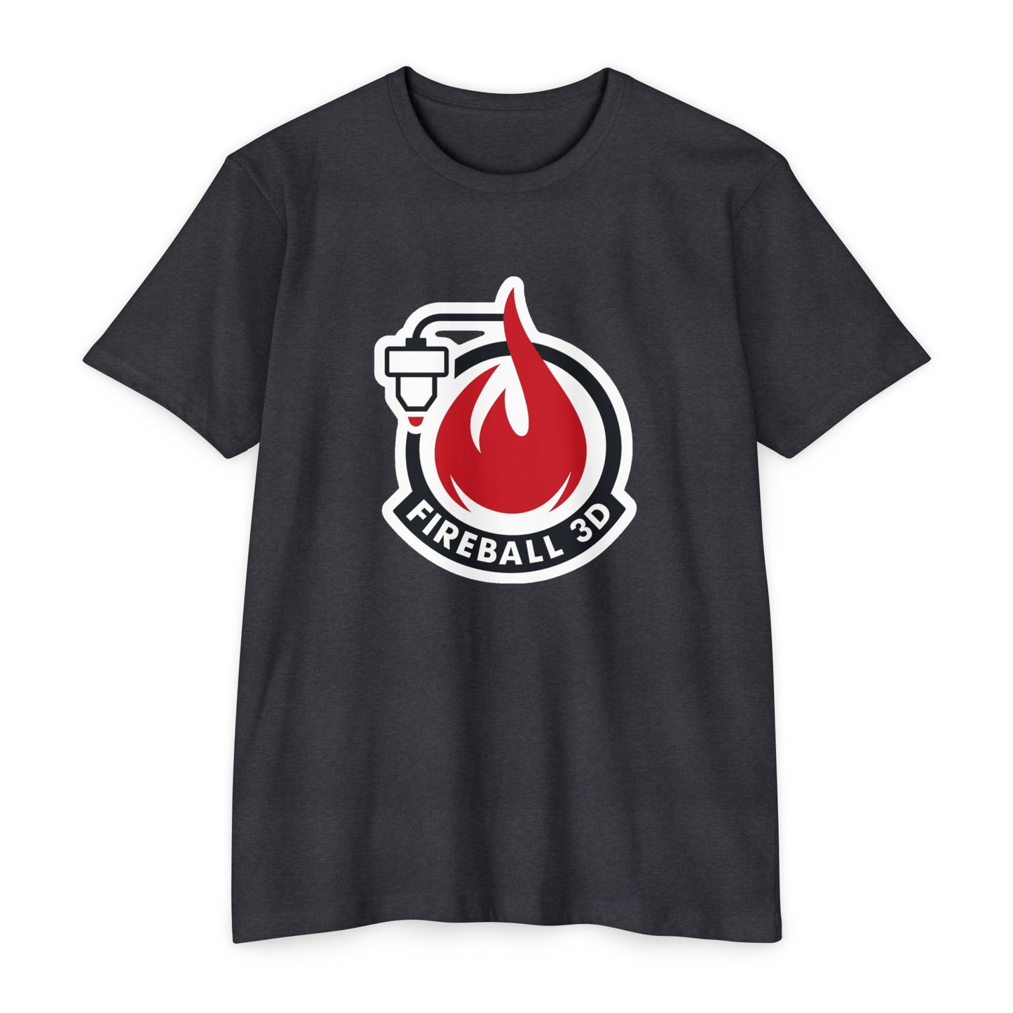 Fireball 3D v4.1 Umrissen - CVC T-Shirt
