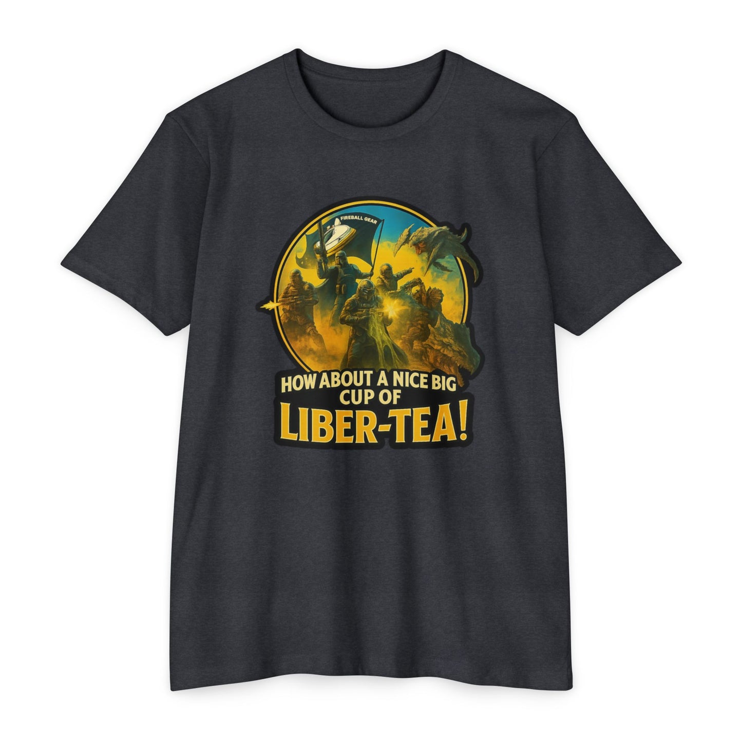 Hell Divers – Trinken Sie eine schöne große Tasse LIBRA-TEE! – CVC T-Shirt