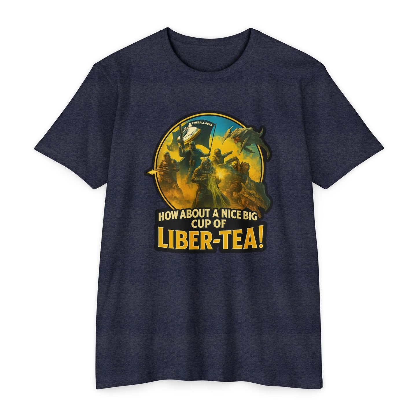 Hell Divers – Trinken Sie eine schöne große Tasse LIBRA-TEE! – CVC T-Shirt