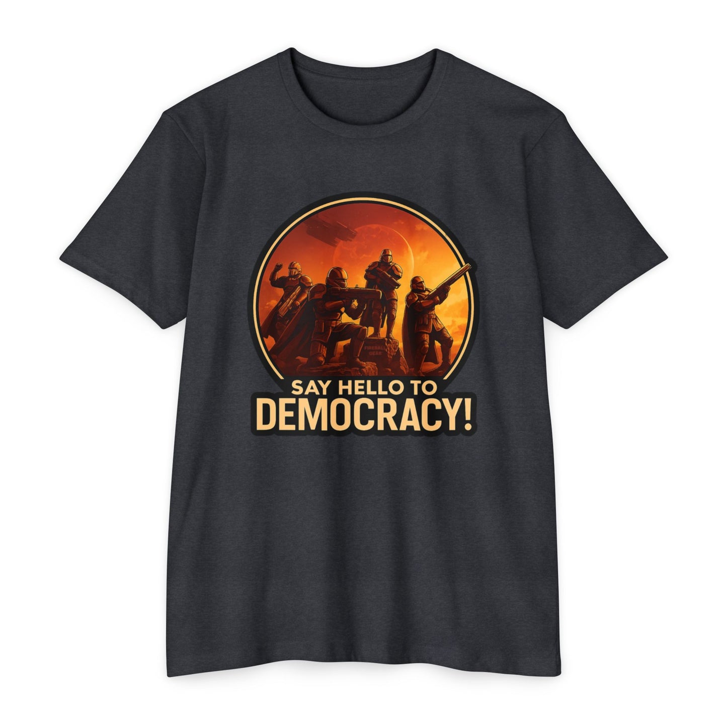Hell Divers – Sag Hallo zur Demokratie! – CVC T-Shirt