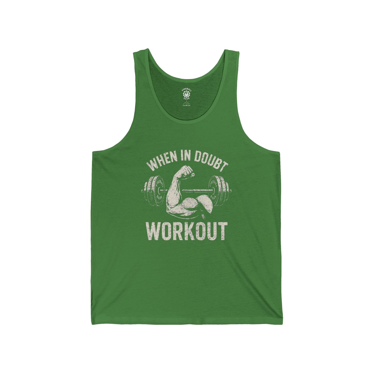 Im Zweifelsfall trainieren - Unisex Jersey Tank Top