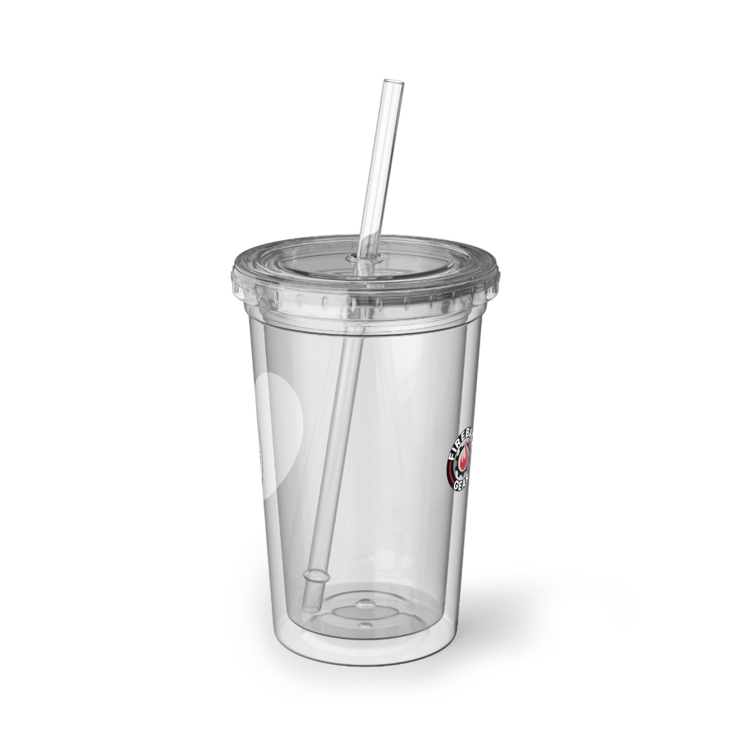 Fireball Fabrication - 16oz Insulated Acrylic Tumbler, with Lid and Straw