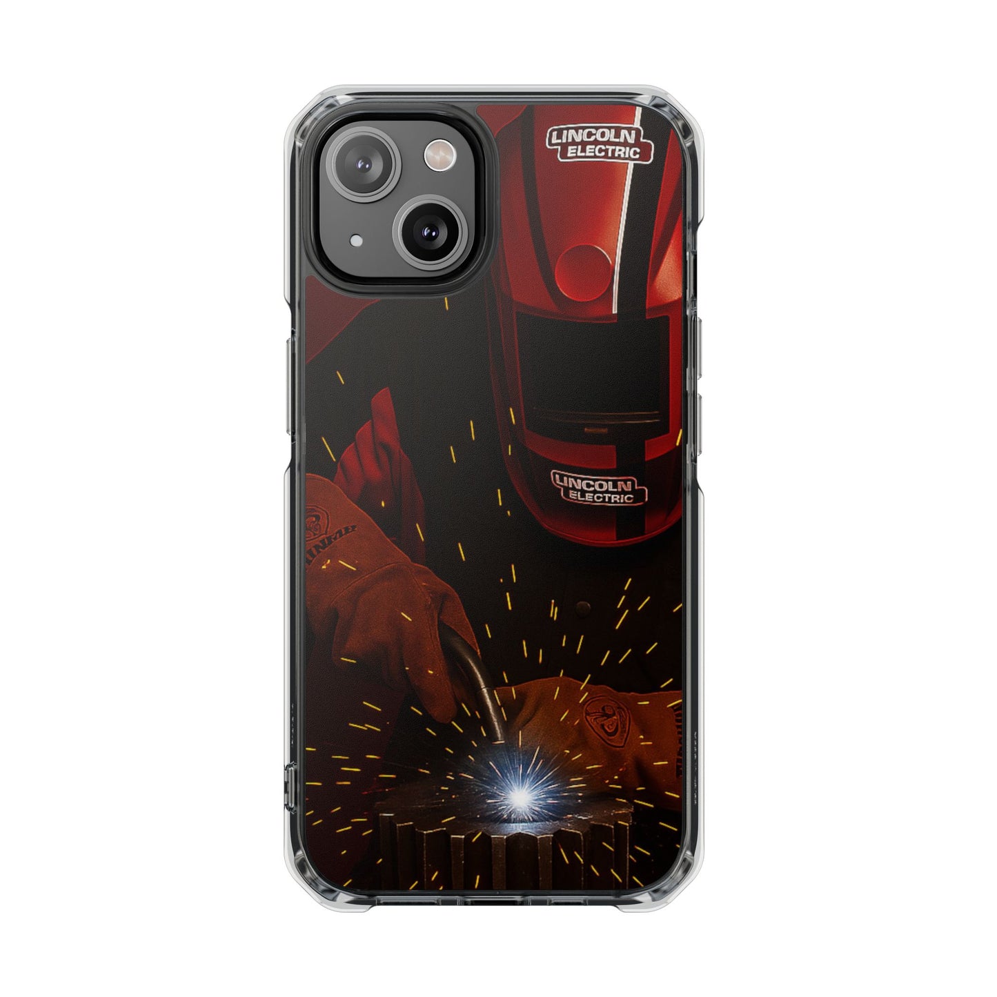 Lincoln Welder - Magnetic Clear Impact iPhone Cases