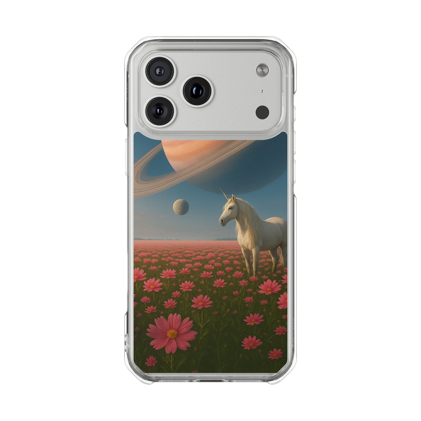 Cosmic Unicorn Dreamscape - Magnetic Clear Impact iPhone Cases