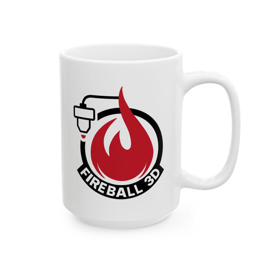 Fireball 3D - Coffee Mug 15oz