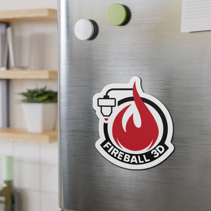 Fireball 3D - Die-Cut Magnets