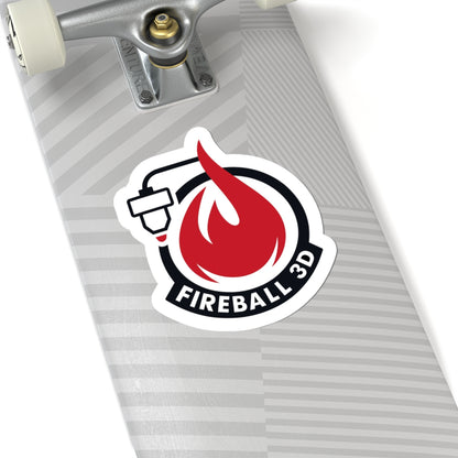 Fireball 3D v4.1 - Logo-Aufkleber