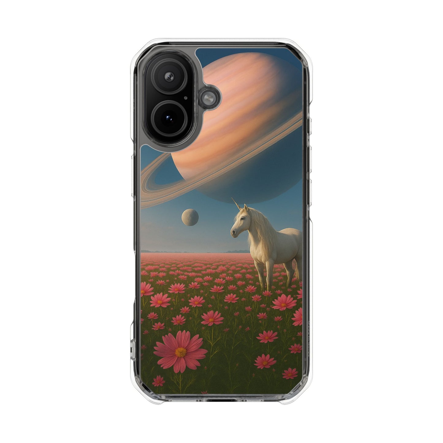 Cosmic Unicorn Dreamscape - Magnetic Clear Impact iPhone Cases