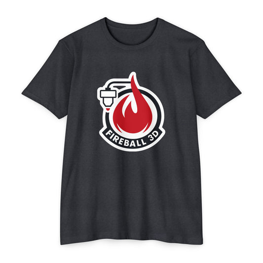 Fireball 3D v4.1 Umrissen - CVC T-Shirt