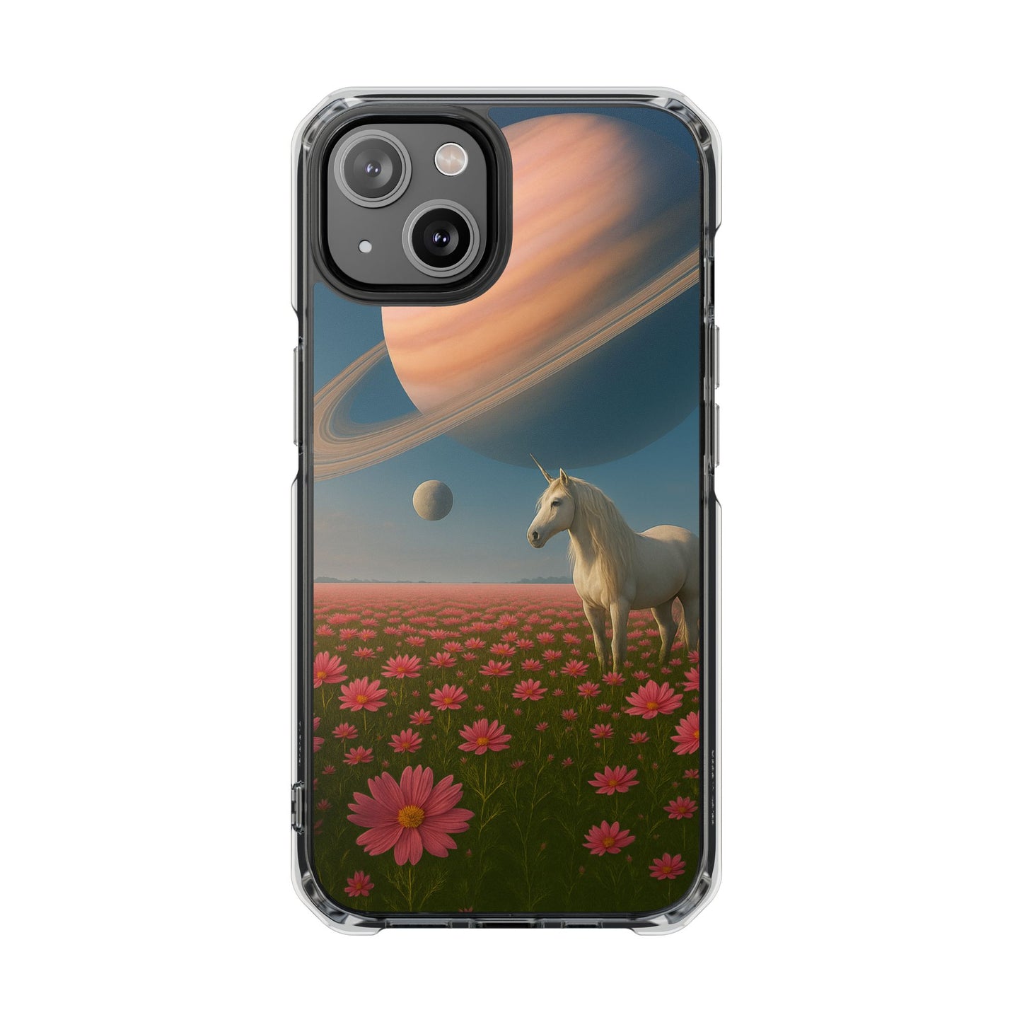 Cosmic Unicorn Dreamscape - Magnetic Clear Impact iPhone Cases