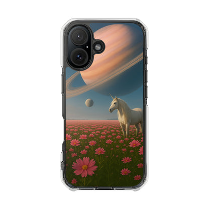 Cosmic Unicorn Dreamscape - Magnetic Clear Impact iPhone Cases