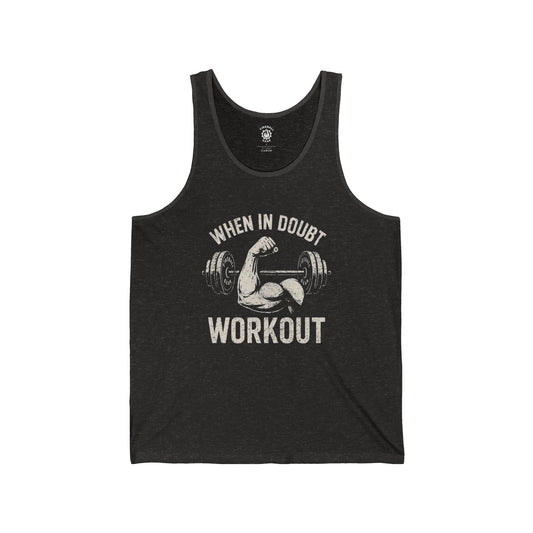 Im Zweifelsfall trainieren - Unisex Jersey Tank Top