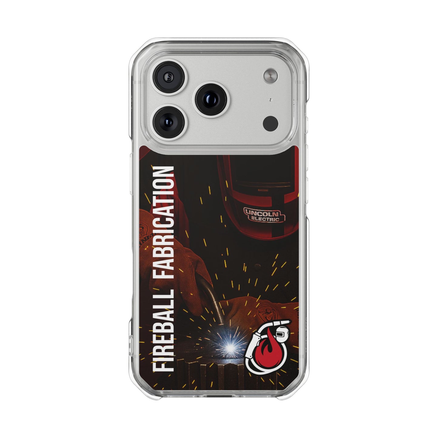 Fireball Fabrication - Magnetic Clear Impact iPhone Cases
