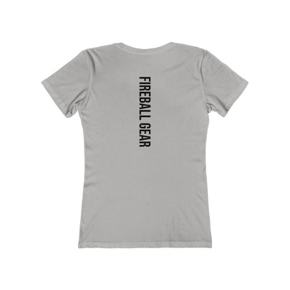 Fireball Gear - Flame & Gear - Black - Women's Slim Fit - Fitness T-shirt