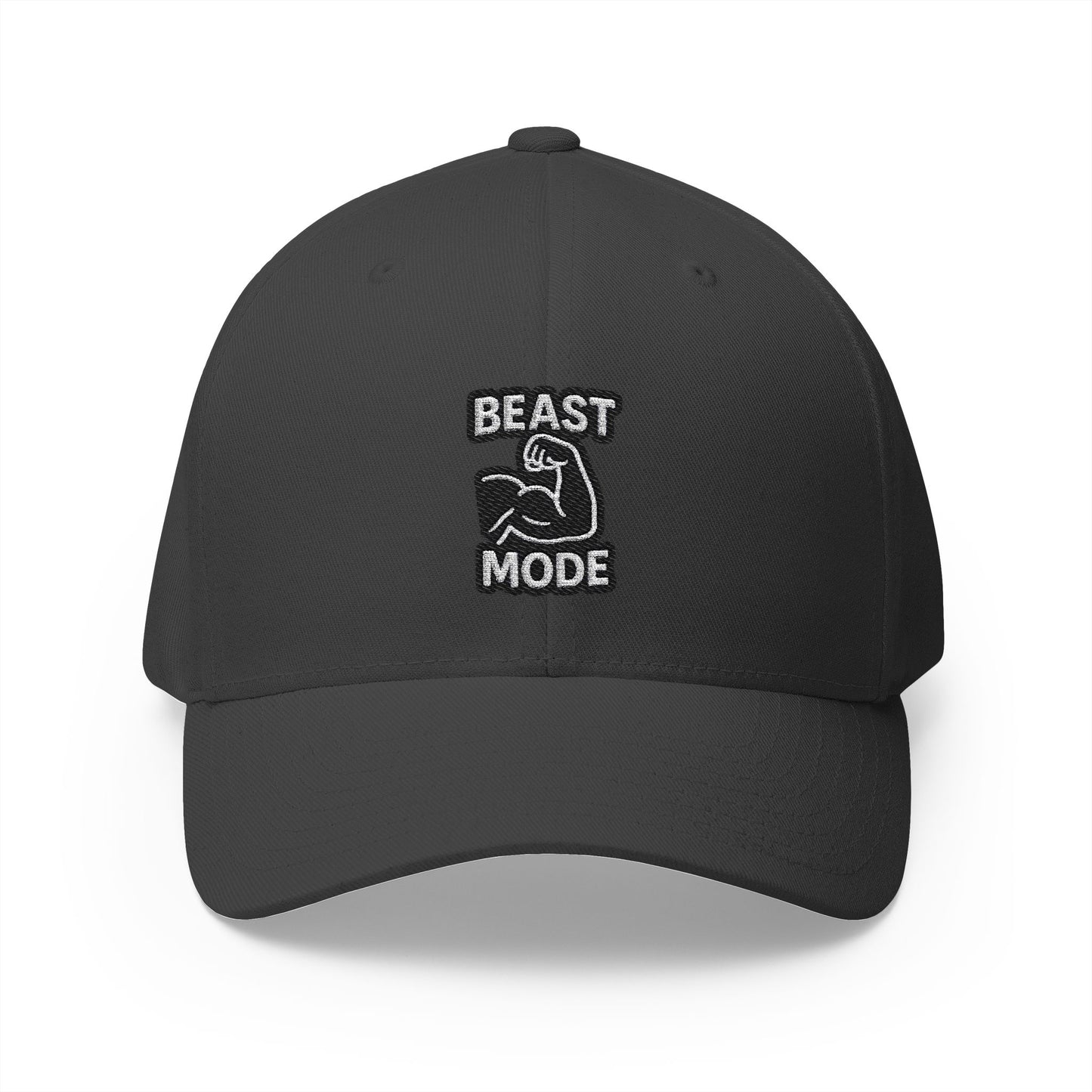 Beast Mode Series - Arm Flex - FlexFit Embroidered Baseball Cap