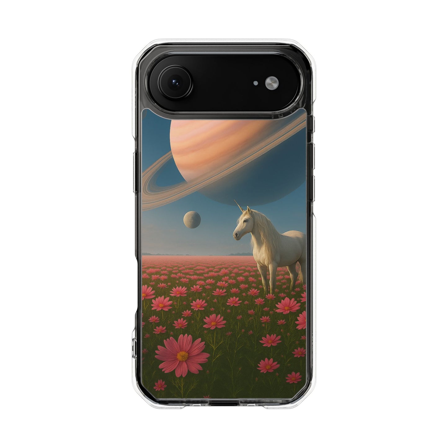 Cosmic Unicorn Dreamscape - Magnetic Clear Impact iPhone Cases