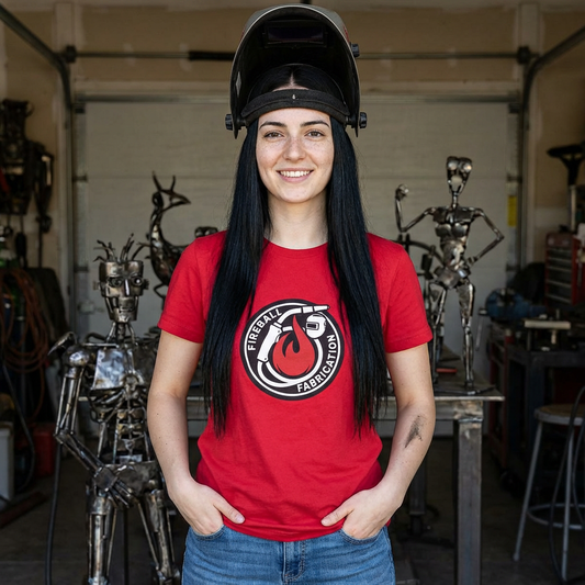 Fireball Fabrication - Brand Logo - Women's Slim Fit T-shirt