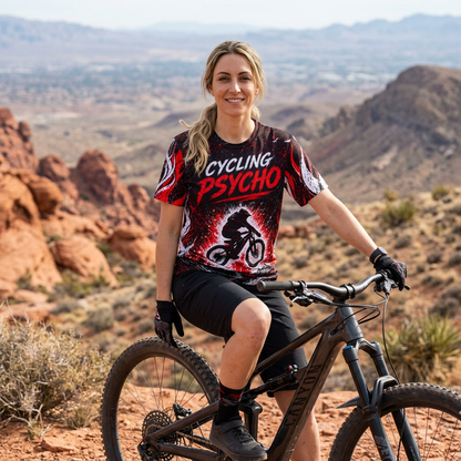 Fireball Cycling Series – Cycling Psycho – Men's Mountain Bike Jersey