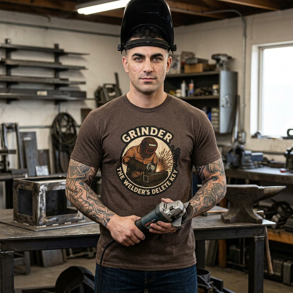 Grinder - The Welders Delete Key - T-shirt