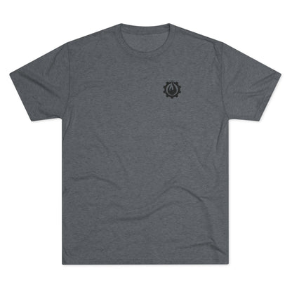 Fireball Gear - Flame & Gear - Black - Fitness Triblend T-shirt