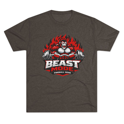 Beast Mode Series - Gorilla - Fitness Triblend T-shirt