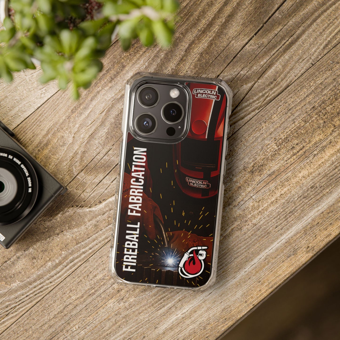 Fireball Fabrication - Magnetic Clear Impact iPhone Cases