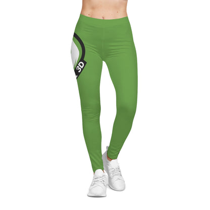 Fireball 3D - Women's Leggings - Green