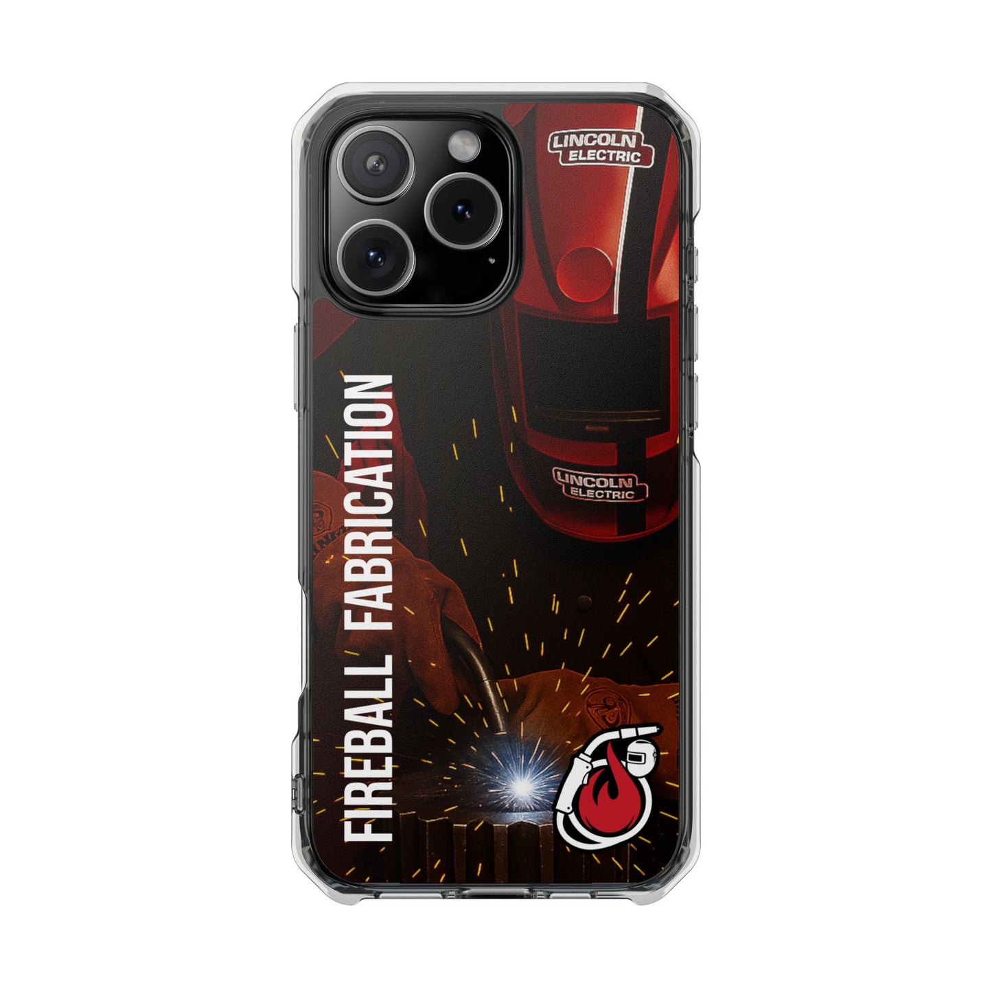 Fireball Fabrication - Magnetic Clear Impact iPhone Cases