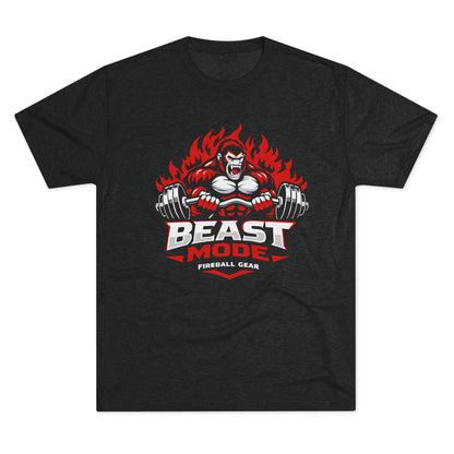 Beast Mode Series - Gorilla - Fitness Triblend T-shirt