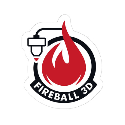 Fireball 3D v4.1 - Logo-Aufkleber