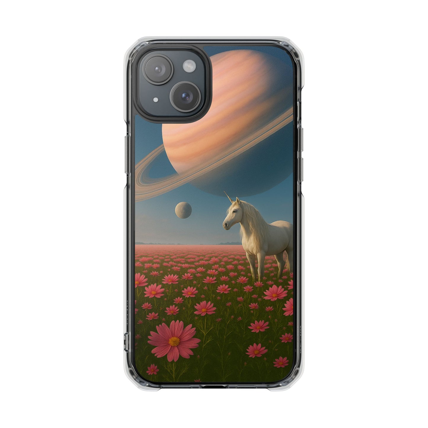 Cosmic Unicorn Dreamscape - Magnetic Clear Impact iPhone Cases