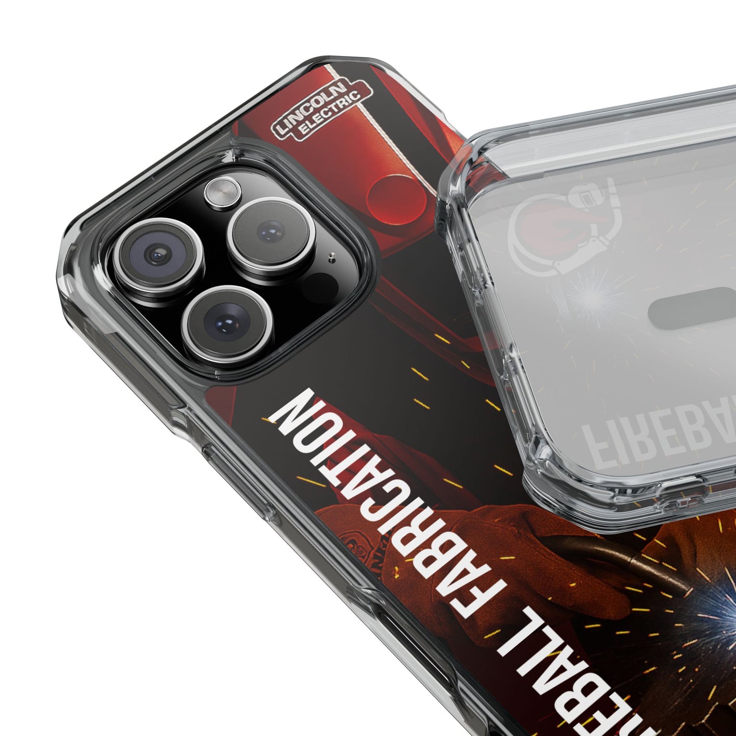 Fireball Fabrication - Magnetic Clear Impact iPhone Cases