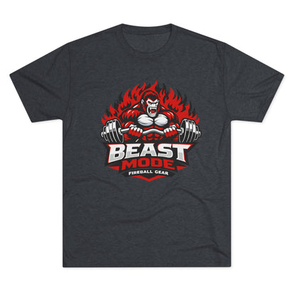 Beast Mode Series - Gorilla - Fitness Triblend T-shirt