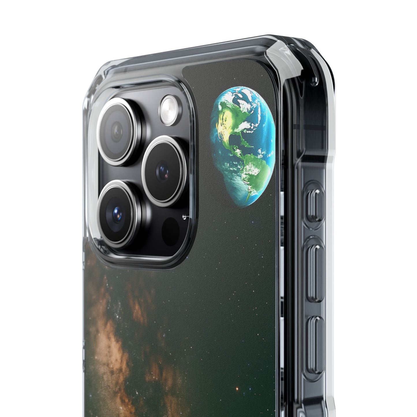 Standing on the Moon - Magnetic Clear Impact iPhone Cases
