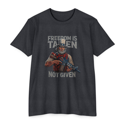 Freiheit wird genommen, nicht gegeben - Unisex T-Shirt