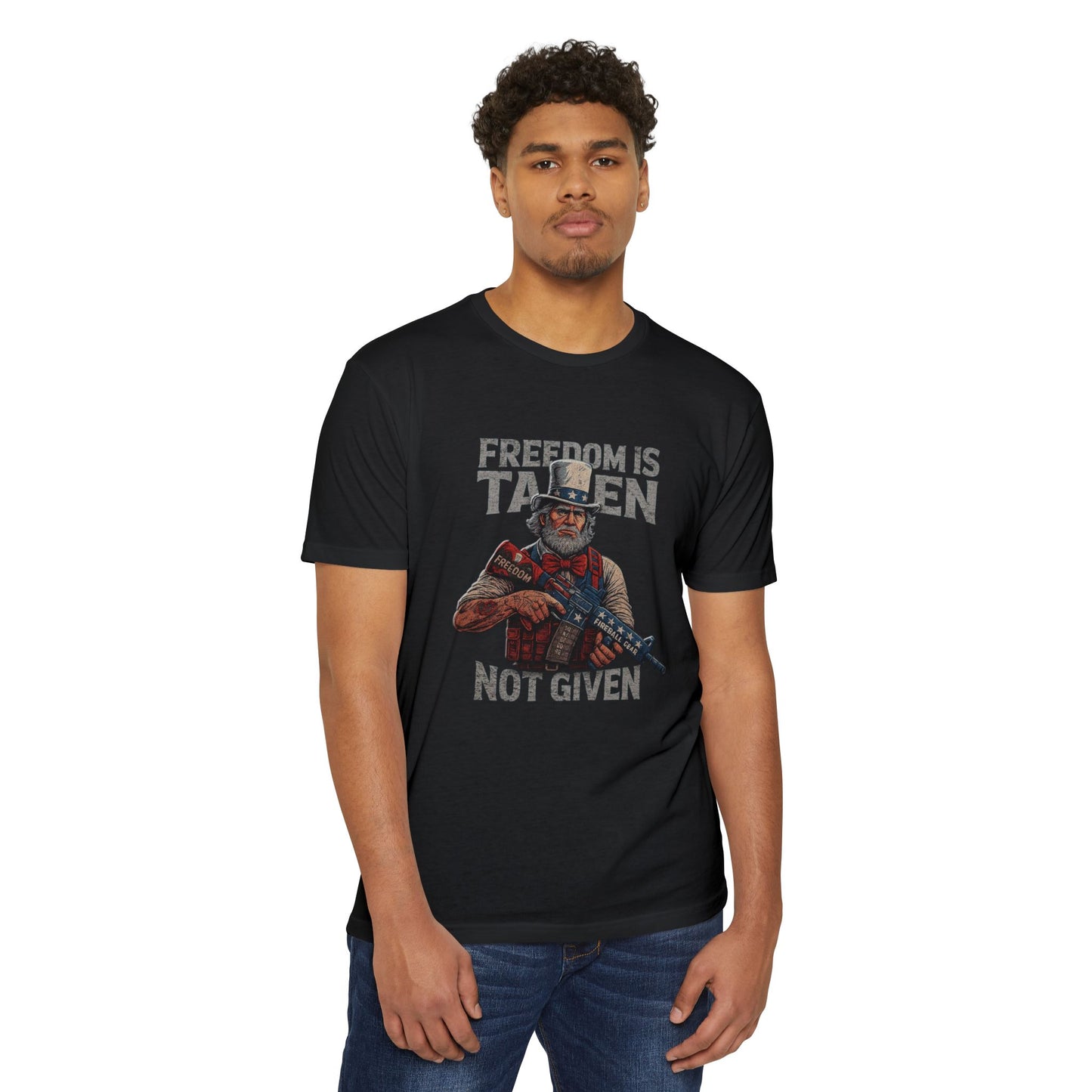 Freiheit wird genommen, nicht gegeben - Unisex T-Shirt