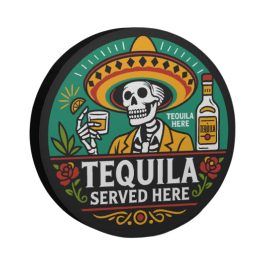 Tequila serviert hier - Leuchtkastenschild